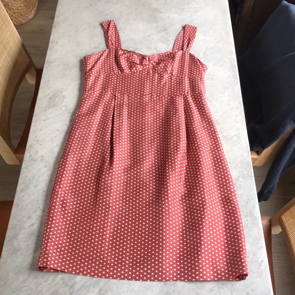 J Crew Silk Polka Dot Dress
